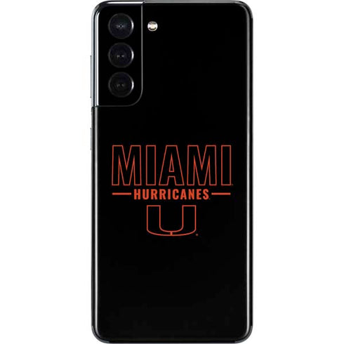 University of Miami Hurricanes Galaxy S21 5G Skin