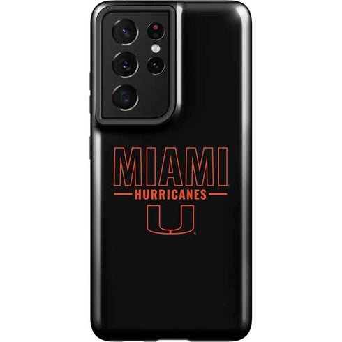 University of Miami Hurricanes Galaxy S21 Ultra 5G Pro Case