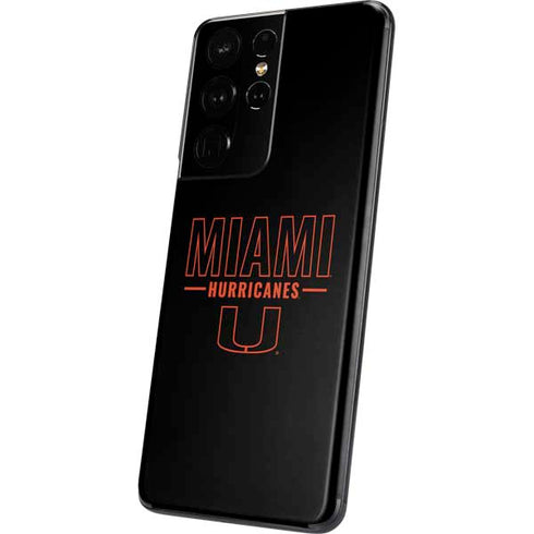 University of Miami Hurricanes Galaxy S21 Ultra 5G Skin
