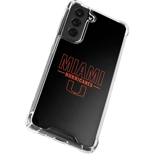 University of Miami Hurricanes Galaxy S22 Clear Case