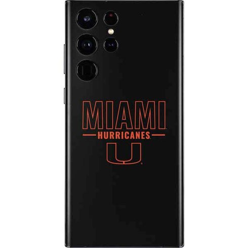University of Miami Hurricanes Galaxy S22 Ultra Skin