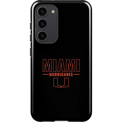 University of Miami Hurricanes Galaxy S23 Plus Pro Case
