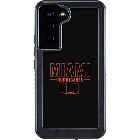 University of Miami Hurricanes Galaxy S23 Plus Waterproof Case