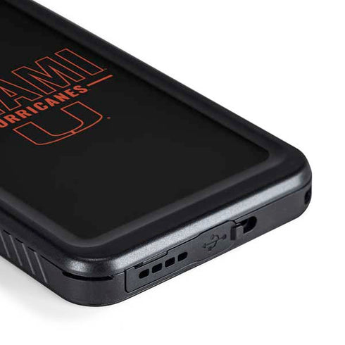 University of Miami Hurricanes Galaxy S23 Plus Waterproof Case