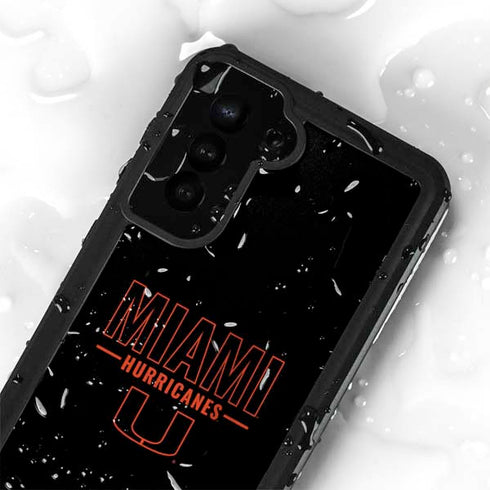 University of Miami Hurricanes Galaxy S23 Plus Waterproof Case