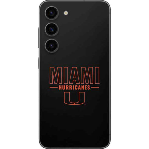 University of Miami Hurricanes Galaxy S23 Skin