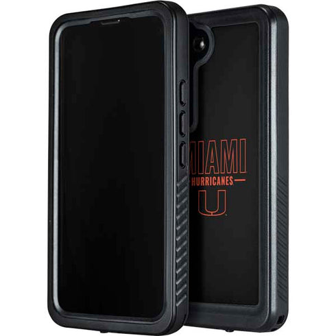University of Miami Hurricanes Galaxy S23 Waterproof Case