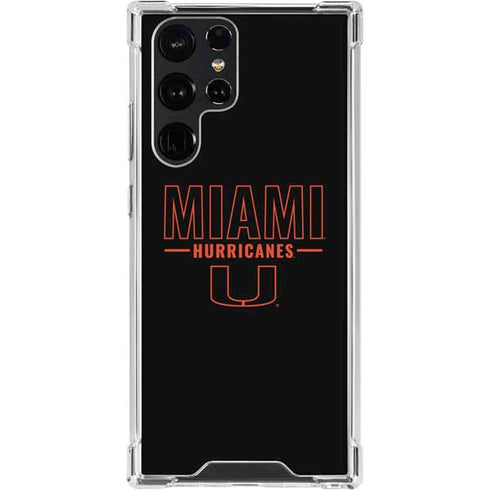 University of Miami Hurricanes Galaxy S24 Ultra Clear Case