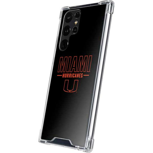 University of Miami Hurricanes Galaxy S24 Ultra Clear Case