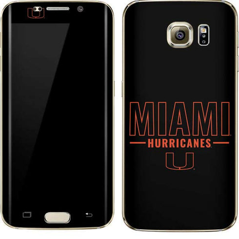 University of Miami Hurricanes Galaxy S7 Edge Skin