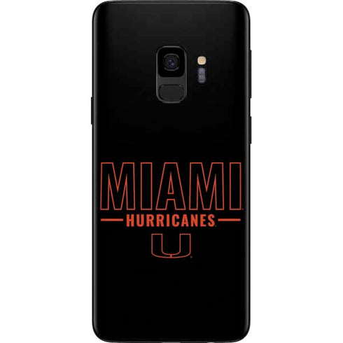 University of Miami Hurricanes Galaxy S9 Skin