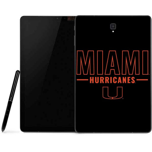 University of Miami Hurricanes Samsung Galaxy Tab Skin
