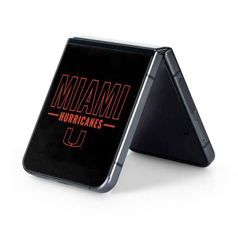University of Miami Hurricanes Galaxy Z Flip5 5G Skin
