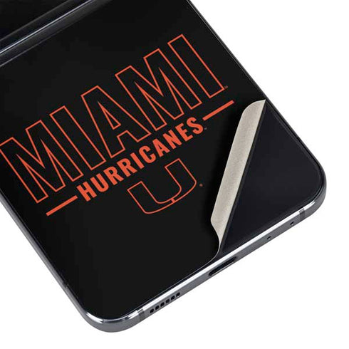 University of Miami Hurricanes Galaxy Z Flip5 5G Skin