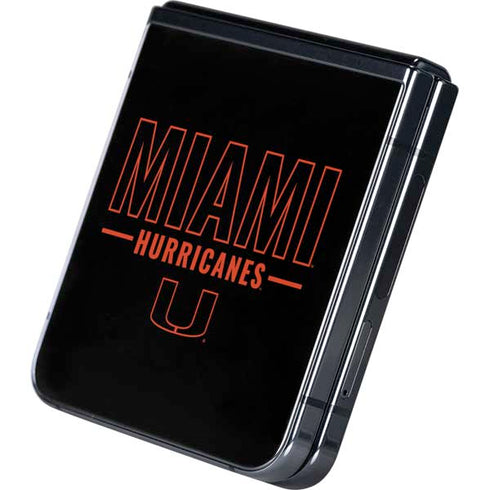 University of Miami Hurricanes Galaxy Z Flip5 5G Skin