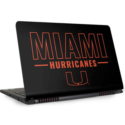 University of Miami Hurricanes Dell Inspiron Skin