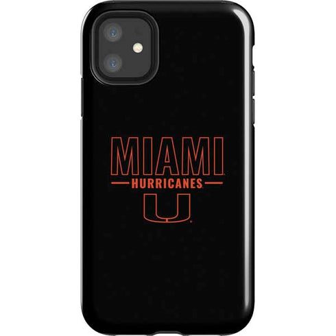 University of Miami Hurricanes iPhone 11 Impact Case
