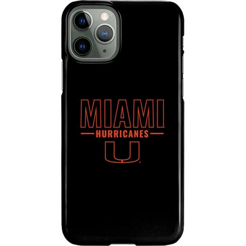 University of Miami Hurricanes iPhone 11 Pro Lite Case