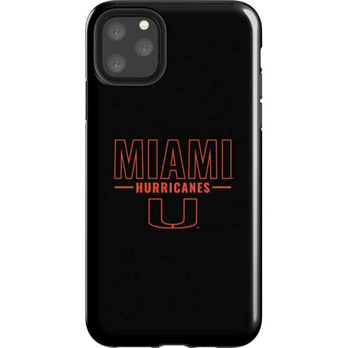 University of Miami Hurricanes iPhone 11 Pro Max Impact Case