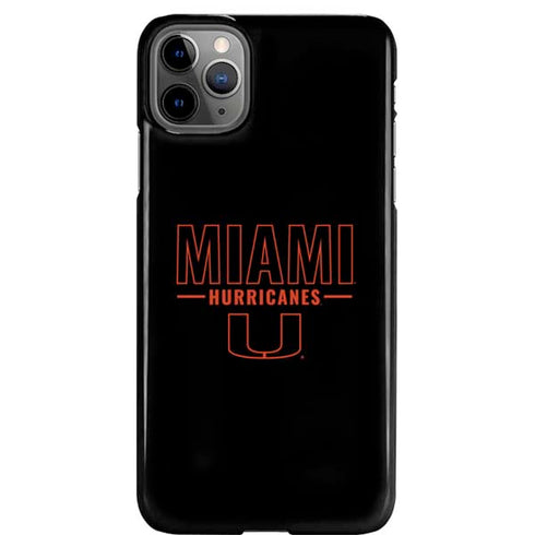 University of Miami Hurricanes iPhone 11 Pro Max Lite Case