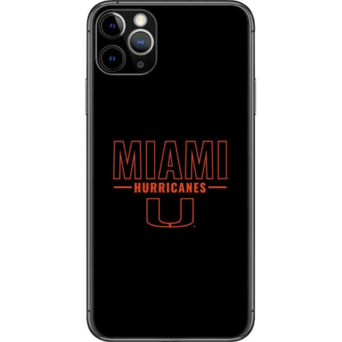 University of Miami Hurricanes iPhone 11 Pro Max Skin