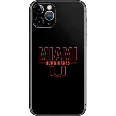 University of Miami Hurricanes iPhone 11 Pro Skin