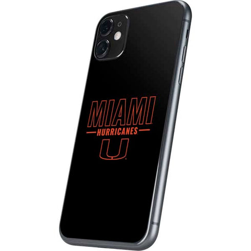 University of Miami Hurricanes iPhone 11 Skin