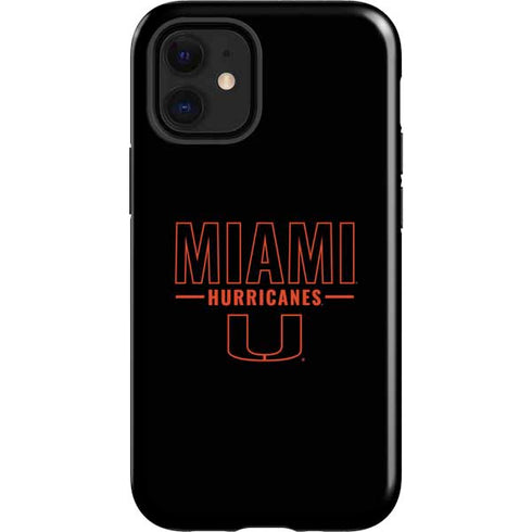 University of Miami Hurricanes iPhone 12 Mini Impact Case