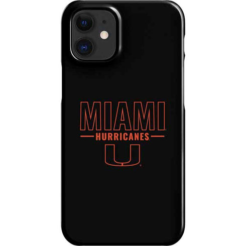 University of Miami Hurricanes iPhone 12 Mini Lite Case