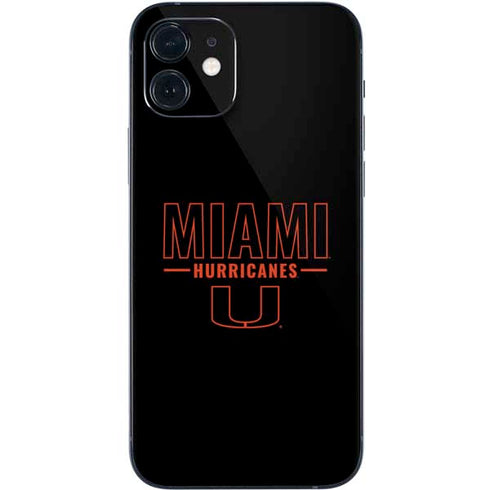 University of Miami Hurricanes iPhone 12 Skin