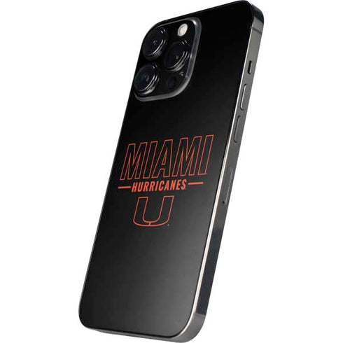University of Miami Hurricanes iPhone 13 Pro Max Skin