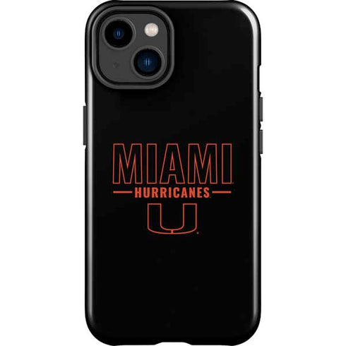 University of Miami Hurricanes iPhone 15 Plus Impact Case