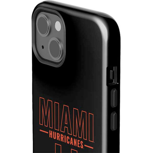 University of Miami Hurricanes iPhone 15 Plus Impact Case