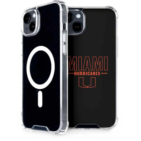 University of Miami Hurricanes iPhone 15 Plus MagSafe Case