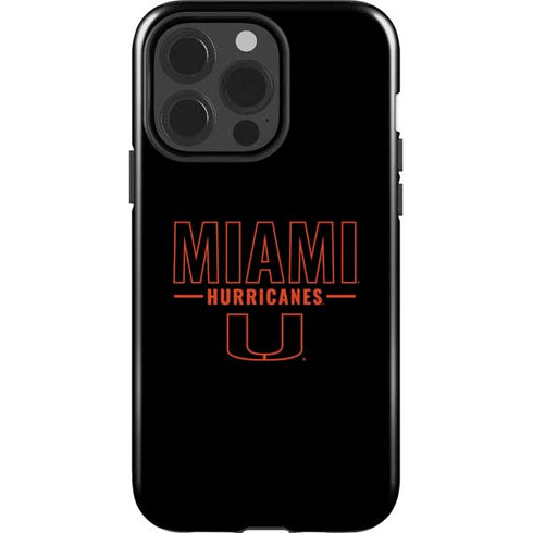 University of Miami Hurricanes iPhone 15 Pro Impact Case