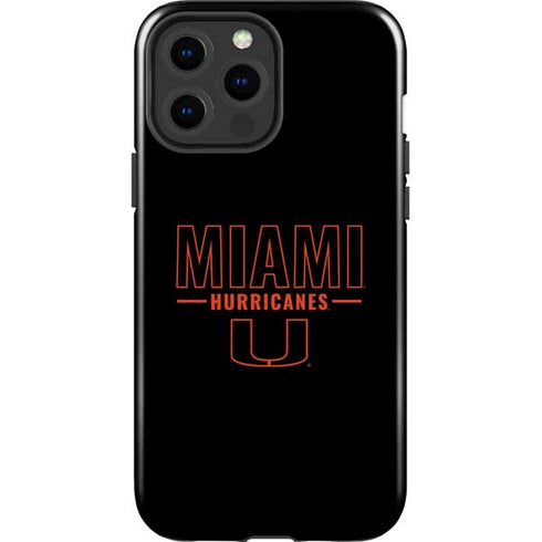 University of Miami Hurricanes iPhone 15 Pro Max Impact Case