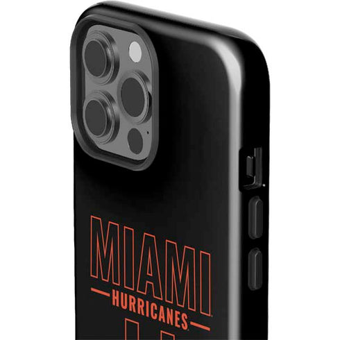 University of Miami Hurricanes iPhone 15 Pro Max Impact Case