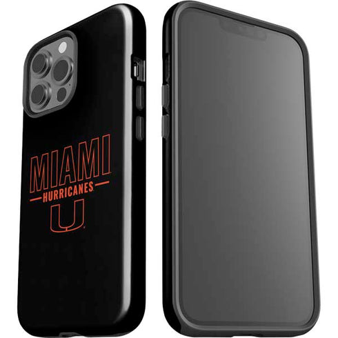 University of Miami Hurricanes iPhone 15 Pro Max Impact Case