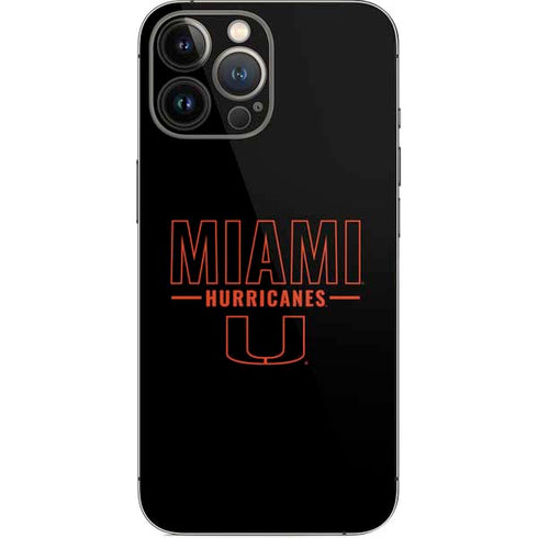 University of Miami Hurricanes iPhone 14 Pro Max Skin