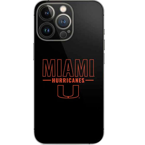 University of Miami Hurricanes iPhone 14 Pro Skin