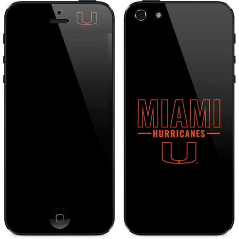 University of Miami Hurricanes iPhone 5/5s/5SE Skin