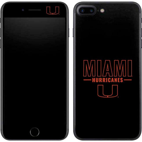 University of Miami Hurricanes iPhone 8 Plus Skin