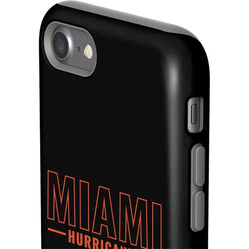 University of Miami Hurricanes iPhone SE (2nd & 3rd Gen) Pro Case