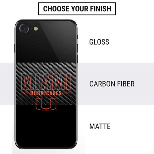 University of Miami Hurricanes iPhone SE (2nd & 3rd Gen) Skin