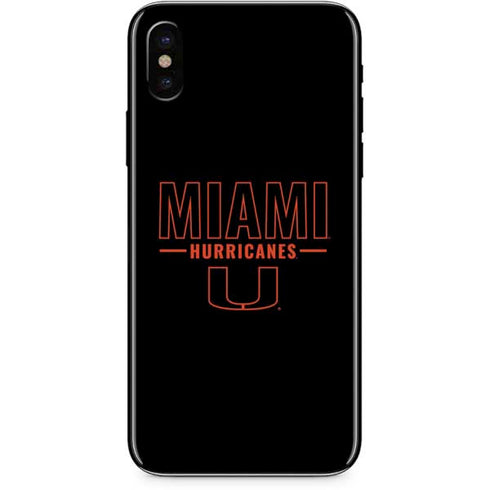 University of Miami Hurricanes iPhone XS Max Skin