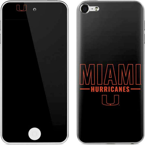 University of Miami Hurricanes Apple iPod Skin