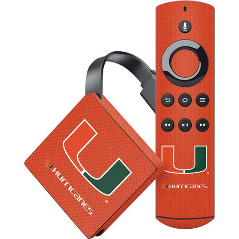 University of Miami Hurricanes Jersey Amazon Fire TV Skin