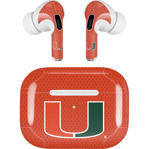 University of Miami Hurricanes Jersey Apple AirPods Pro Skin