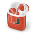 University of Miami Hurricanes Jersey Apple AirPods Skin