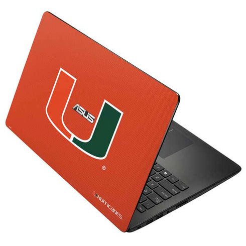 University of Miami Hurricanes Jersey Asus X502CA 15.6 Skin